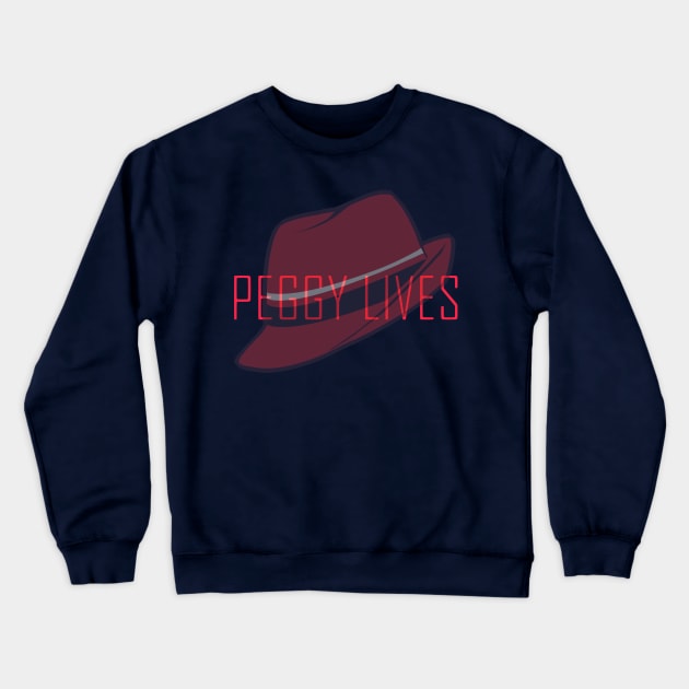 Agent Carter "Peggy Lives" Crewneck Sweatshirt by ComicBookChic